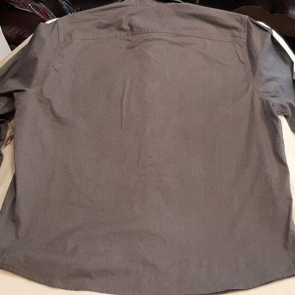 Wrangler XL Gray Button Down Shirt - Picture 5 of 7